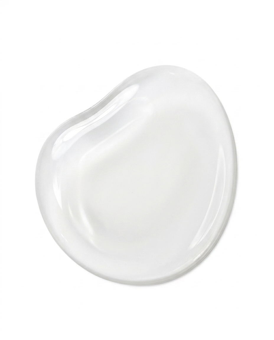 Siero Anticellulite Youthss texture — siero trasparente acquoso su bianco | Cosmetica biotecnologica italiana