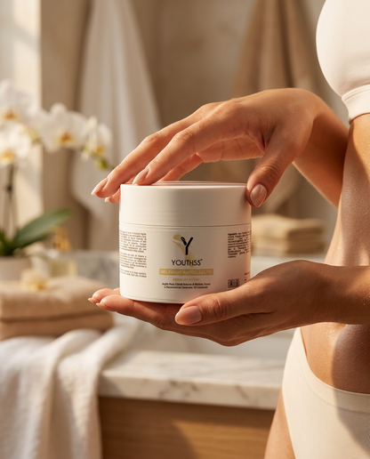 Gel Fango Anticellulite Youthss - Applicazione lifestyle donna spa