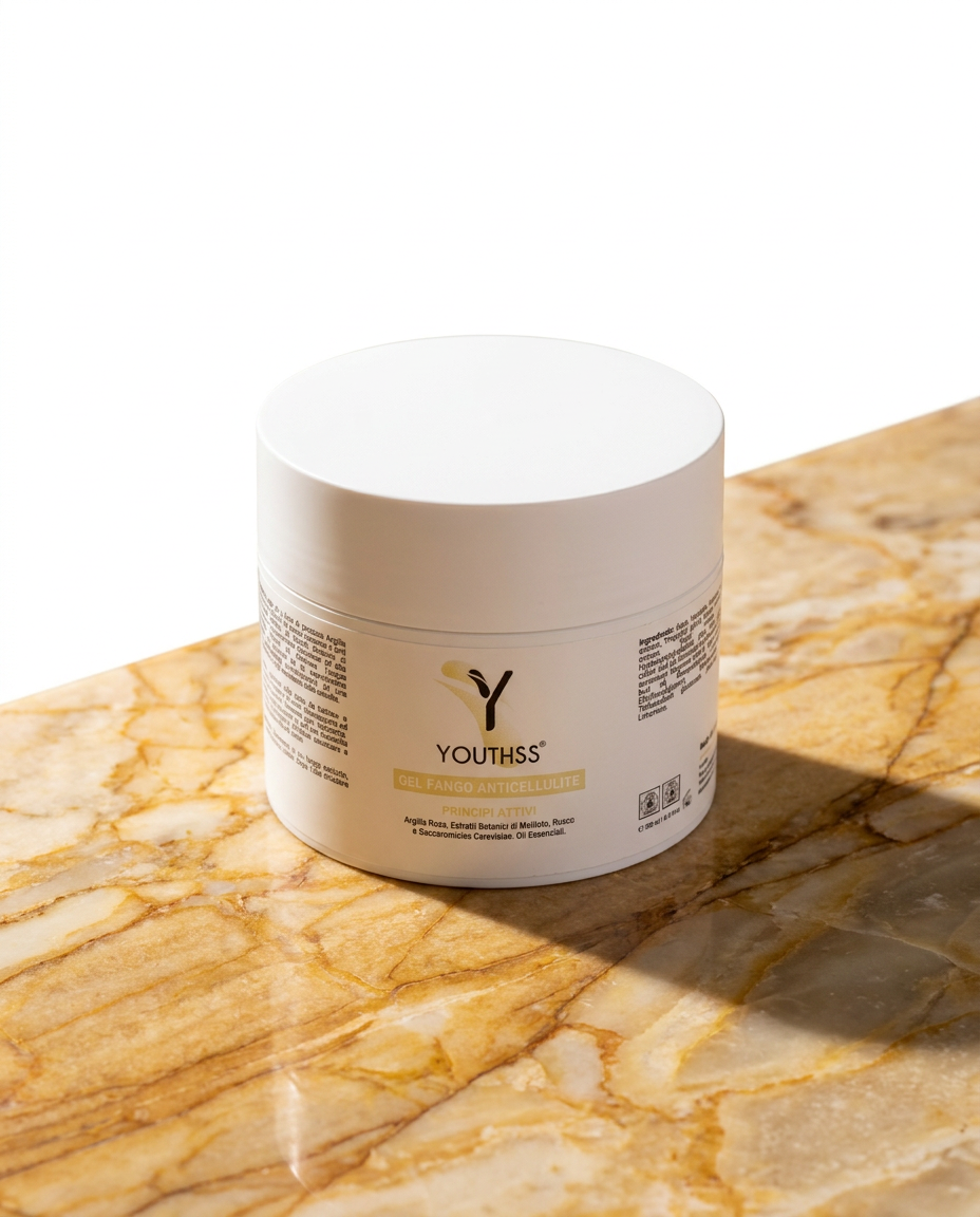 Gel Fango Anticellulite Youthss - Still life marmo premium Made in Italy