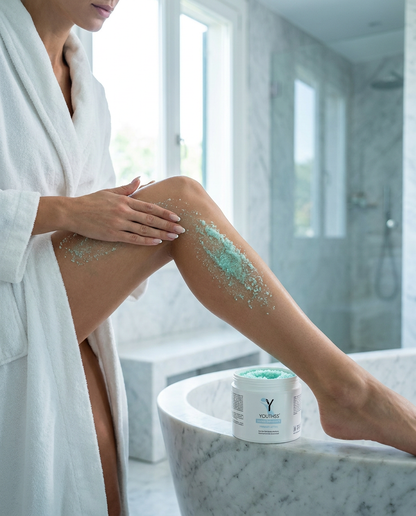 Scrub Drenante Youthss - Donna applicazione trattamento corpo