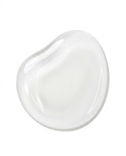 Siero Anticellulite Youthss texture — siero trasparente acquoso su bianco | Cosmetica biotecnologica italiana